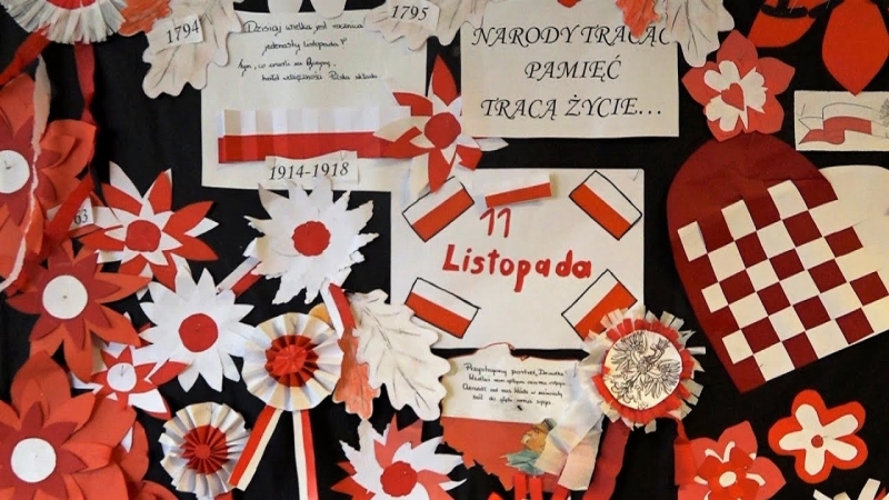 100 - rocznica Odzyskania Niepodległości w Szkole Podstawowej nr 2  w Nowym Dworze Gd.