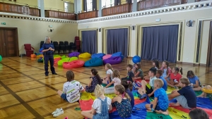 Nowy Dwór Gdański. Policjanci opowiadają o bezpieczeństwie podczas wakacji