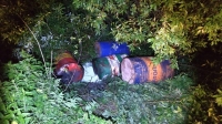 Nielegalne składowisko odpadów w Różewie pod Nowym Dworem Gdańskim