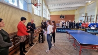 Sportowa Licealiada w tenisie stołowym w Zespole Szkół.