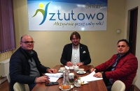 Podpisanie umowy na remont drogi gminnej w Groszkowie