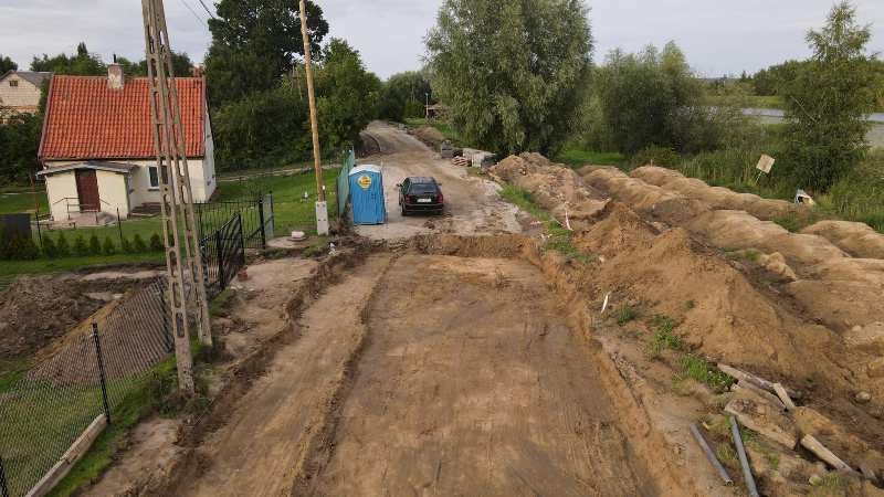 Gmina Nowy Dwór Gd. Trwa przebudowa drogi gminnej w Kępkach