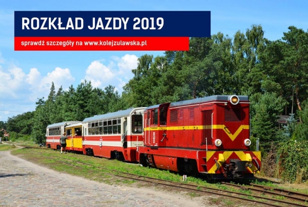 Żuławska Kolej Dojazdowa rozkład jazdy 2019.