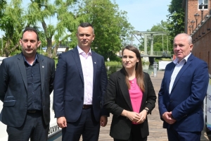 Wizyta Posłanki Magdaleny Pomaskiej w Starostwie Powiatowym w Nowym Dworze Gdańskim