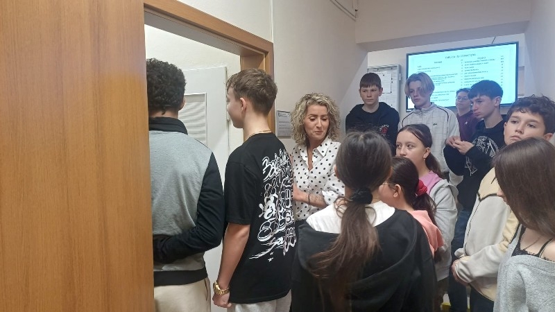 Wizyta uczniów klas 7 i 8 w Urzędzie Miasta Krynica Morska