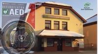 AED dostępne dla mieszkańców Nowe urządzenie ratujące życie na budynku Żuławskiego Banku Spółdzielczego