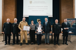 Dla pomorskich OSP. Ponad milion złotych na nowy sprzęt i ośrodek szkoleniowy dla strażaków