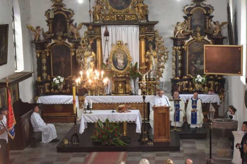 Kościół w Lubieszewie. Pierwsze Sanktuarium w dekanacie Nowy Dwór Gdański-15.08.2018