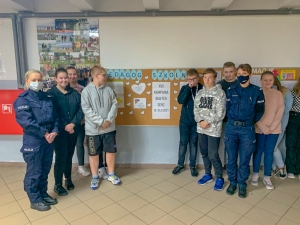Nowodworscy policjanci wzięli udział w Kampanii Białych Serc