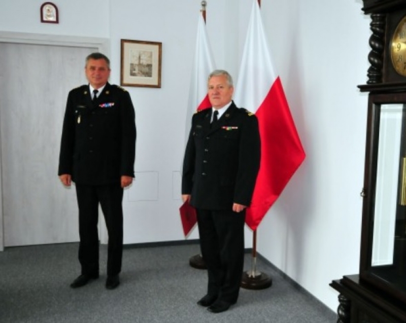 Bryg. Janusz Leszczewski został nowym komendantem Straży Pożarnej w Nowym Dworze Gdańskim.