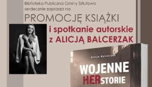 Spotkanie autorskie Alicji Balcerzak w Bibliotece w Sztutowie.