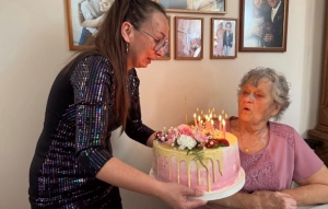 Pani Janina Ludwiczuk świętuje 90. urodziny