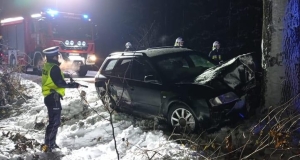 Złe warunki atmosferyczne i brak ostrożności kierowców doprowadziły do ośmiu kolizji.