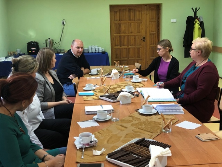 Spotkanie sieci współpracy i samokształcenia doradców zawodowych powiatu nowodworskiego