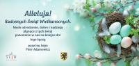 Radosnych Świąt Wielkanocnych składa poseł na Sejm RP Piotr Adamowicz