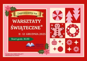 Krynica Morska. Świąteczne warsztaty w bibliotece miejskiej. 