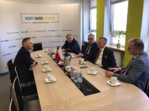 Europoseł Jarosław Wałęsa odwiedził Żuławy