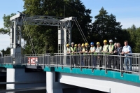 Zakończono prace remontowe mostu zwodzonego w Tujsku. Techniczny odbiór.