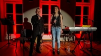 Magdalena Bukowska i Patryk Graff wystąpili przed publicznością w Żuławskim Ośrodku Kultury.