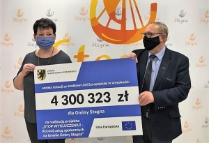 Ponad 4 miliony dotacji dla Gminy Stegna na program "Stop wykluczeniom"