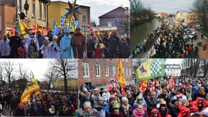 Nowy Dwór Gdański. Orszak Trzech Króli po raz piąty.