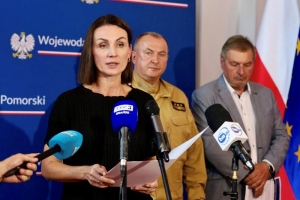 Sytuacja na Żuławach. Konferencja prasowa wojewody