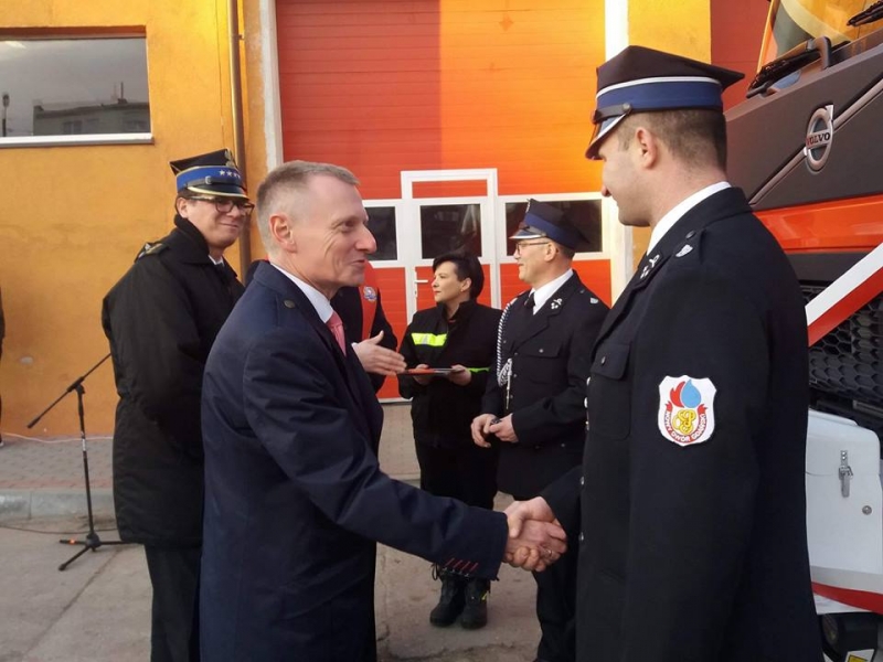Poświęcenie wozu strażackiego oraz walne zgromadzenie członków OSP Nowy Dwór Gdański