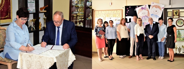 Podpisanie umowy na dofinansowanie projektu pt. &quot;Edukacja przedszkolna w Mikoszewie - bliska, powszechna i przyjazna&quot;
