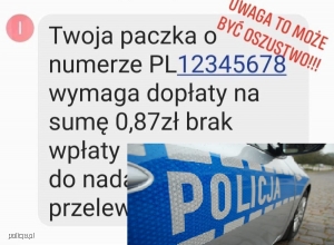 Dostałeś SMS-a z prośbą o dopłatę do przesyłki? Uważaj to może być oszustwo!