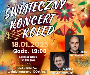 Świąteczny koncert kolęd w Stegnie – Magia Świąt w muzyce i recytacjach