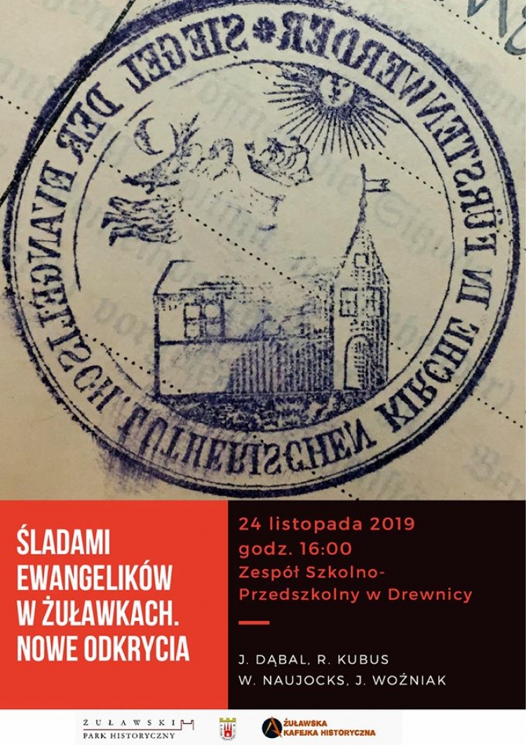 Zaproszenie na wykład „Śladami ewangelików w Żuławkach. Nowe odkrycia”