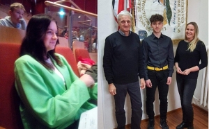 Stypendia Marszałka Województwa dla uczniów z Nowego Dworu Gdańskiego.