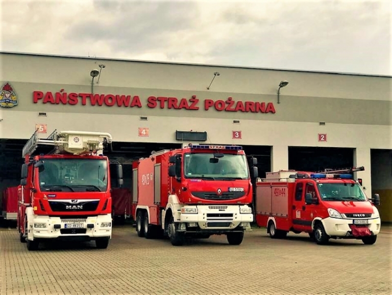 Wypadki w Marynowach i Solnicy, pożar. Raport Państwowej Straży Pożarnej -25.10.2017