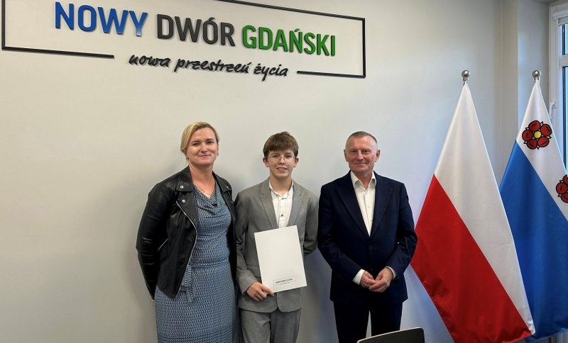 Stypendium sportowe dla młodego karateki z Nowego Dworu Gdańskiego 