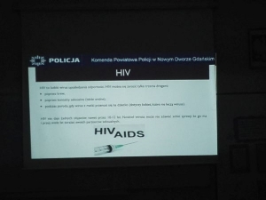 NOWY DWÓR GDAŃSKI  NARKOTYKI, DOPALACZE ORAZ AIDS – SPOTKANIE PROFILAKTYCZNE  Z UCZNIAMI.