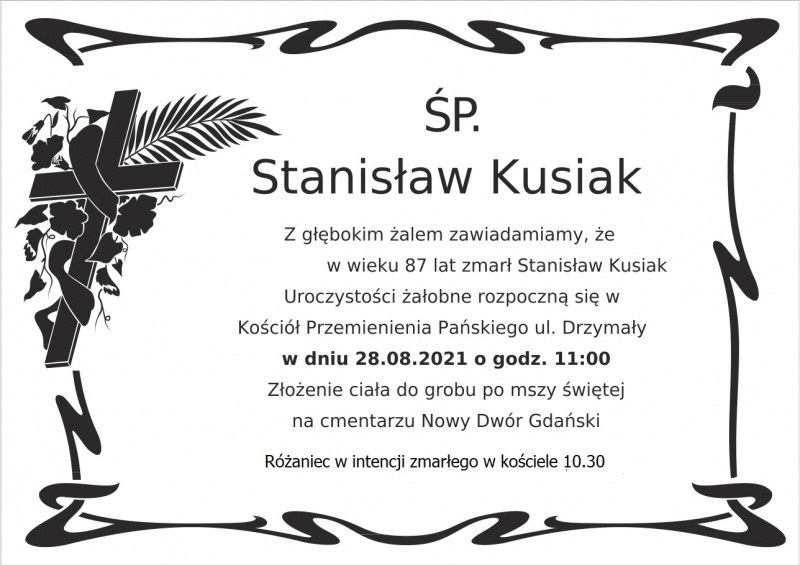 Pracował do końca. W sobotę pożegnamy zmarłego lekarza Stanisława Kusiaka.