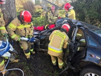 Tragiczny wypadek w Gniazdowie – nie żyje 75-letni kierowca