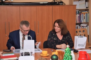 Posiedzenie Powiatowej Rady Rynku Pracy w Nowym Dworze Gdańskim.