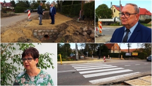 Gmina Stegna. Zrealizowano projekt przejścia dla pieszych w ciągu drogi nr 502 w Tujsku.