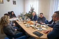 Noworoczne spotkanie samorządowców Powiatu Nowodworskiego.