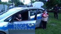 Nowy Dwór Gdański. Policjanci na pikniku rodzinnym.