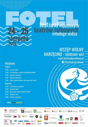 Festiwal Objazdowych Teatrów Lalkowych Młodego Widza FOTEL znowu zawita w Marzęcinie.