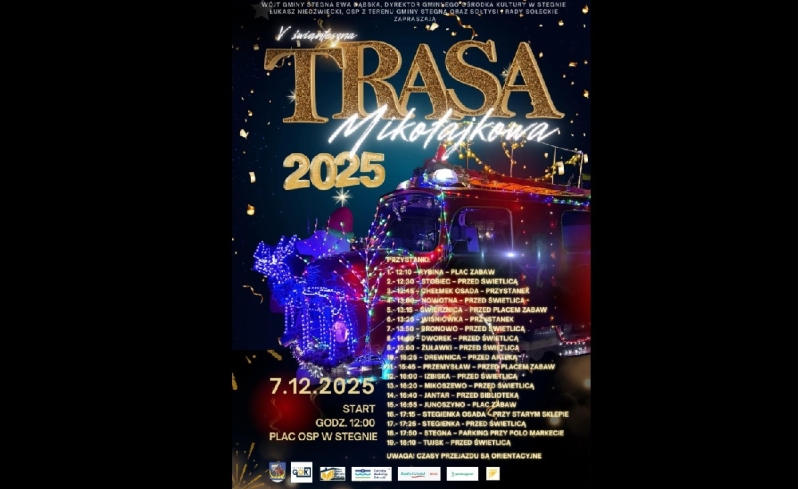 V Świąteczna Trasa Mikołajkowa po Gminie Stegna
